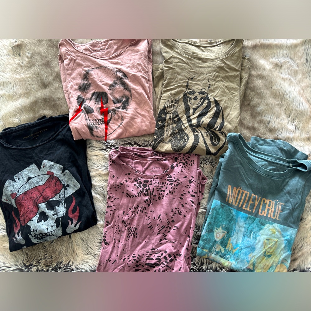 5 John Varvatos Shirts Size L